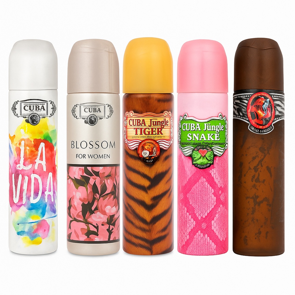Combo Cuba 5 perfumes E023 Dama - 22% OFF