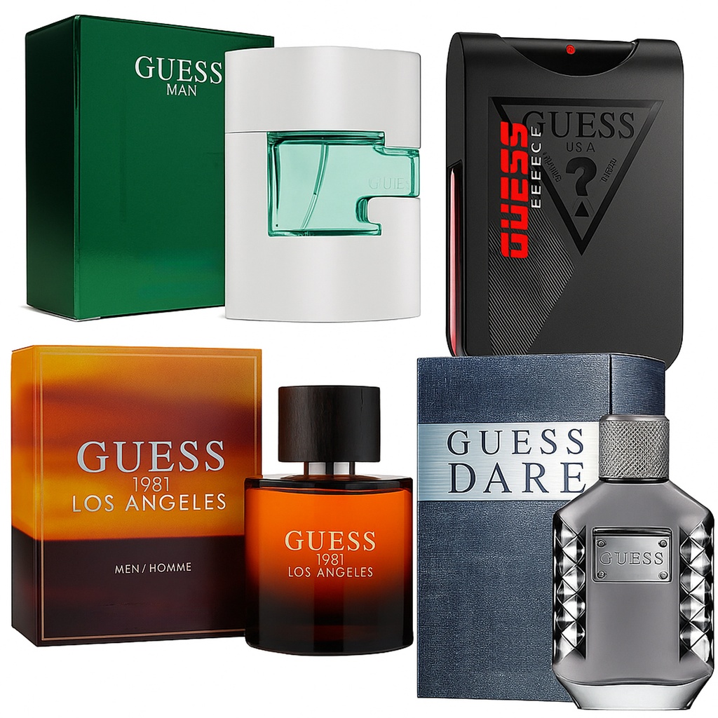 Combo Guess 4 perfumes E038 Caballero - 21% OFF