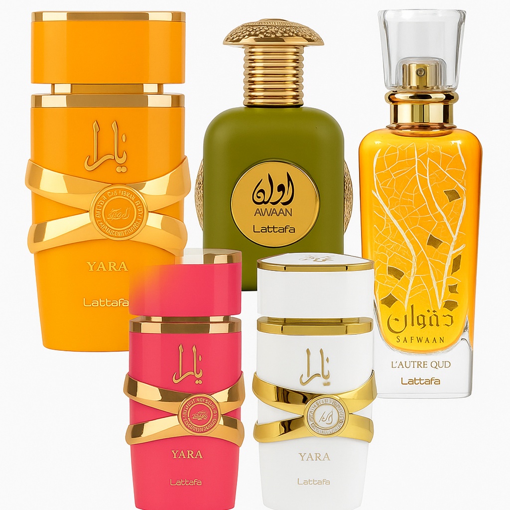 Combo Lattafa 5 perfumes E048 Dama - 23% OFF