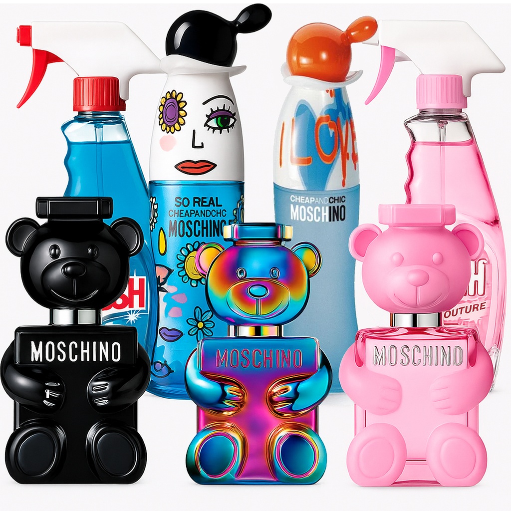 Combo Moschino 8 perfumes E051 Dama Caballero - 21% OFF