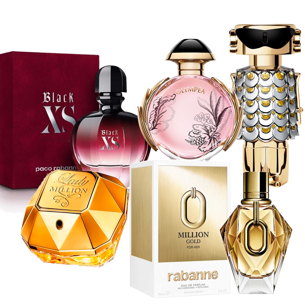 Combo Paco Rabanne 5 perfumes E055 Dama - 17% OFF