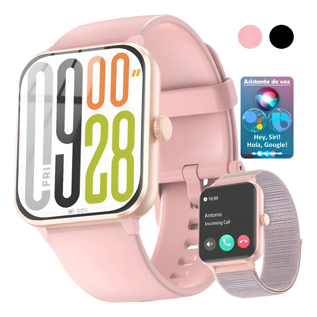 Smartwatch Sport rosa SMA1311 Frutivegie - 7% OFF