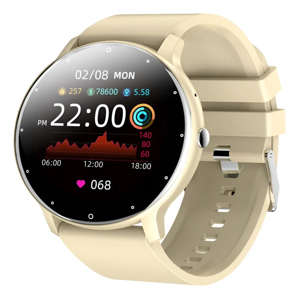 Smartwatch con correa de silicona amarillo BW0223-139 Frutivegie - 7% OFF