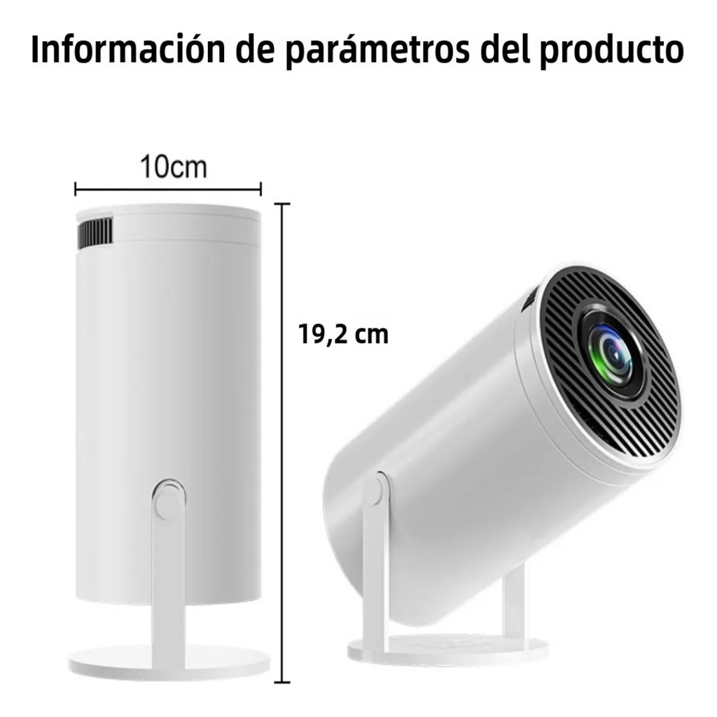Proyector profesional 4K portátil con Bluetooth PROPR916 Frutivegie - 10% OFF