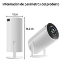 Proyector profesional 4K portátil con Bluetooth PROPR916 Frutivegie - 10% OFF