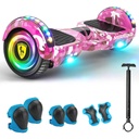 Patineta Eléctrica Bluetooth rosa PET-BT-RGB-PNK Frutivegie - 15% OFF