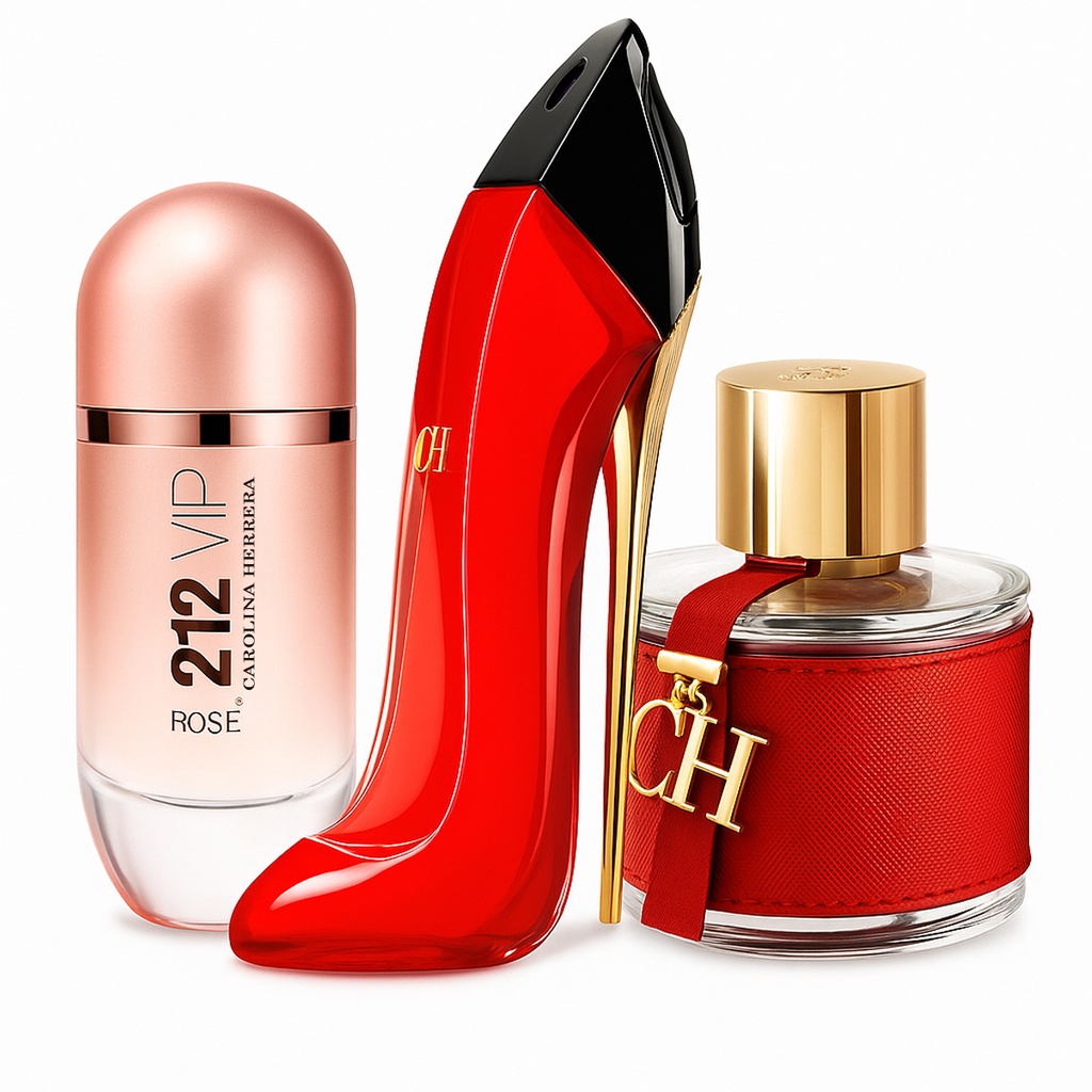Combo Carolina Herrera 3 piezas E076 Dama - 17% OFF