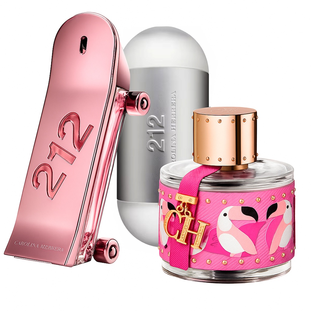Combo Carolina Herrera 3 piezas E077 Dama - 16% OFF