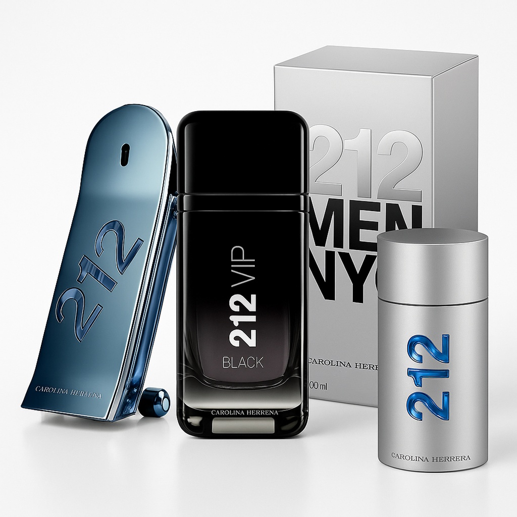 Combo Carolina Herrera 3 piezas E078 Caballero - 15% OFF