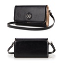 Cloe Billetera O25 011 negro / hibrida grande. Dama - 8% OFF