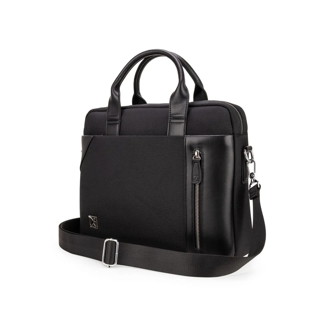 Cloe Uomo 510 negro /mensajera porta laptop 15 plg grande. Caballero - 8% OFF