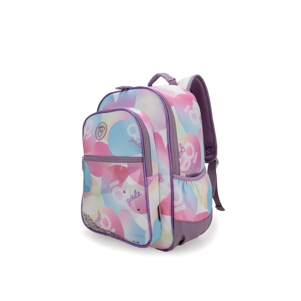Cloe Bolso niñas girls o25 406 lila /backpack porta laptop grande. Dama - 6% OFF