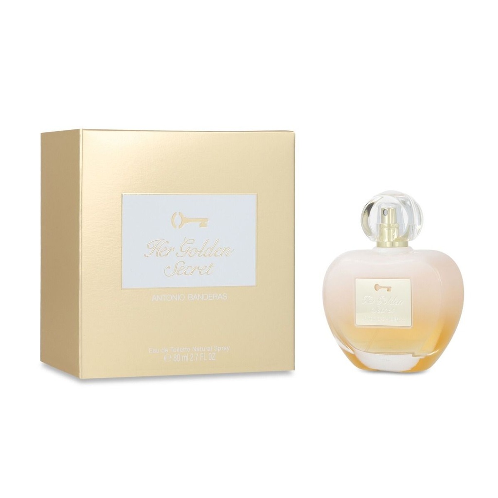Antonio Banderas Her Golden Secret EDT 80 ML  Dama - 16% OFF