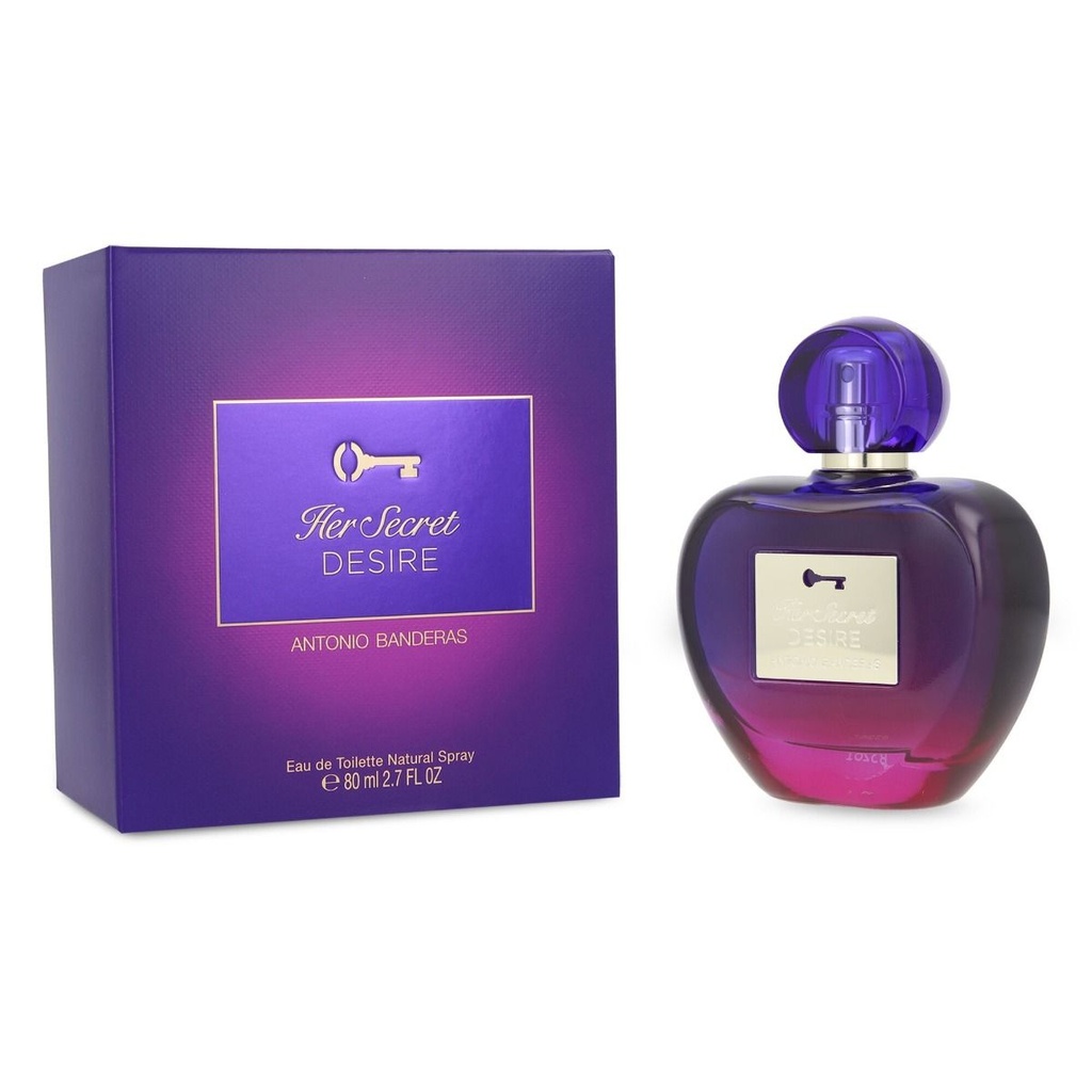 Antonio Banderas Her Secret Desire EDT 80 ML Dama - 16% OFF
