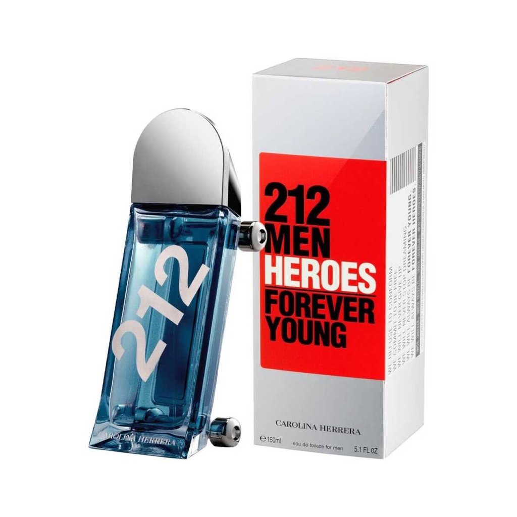 Carolina Herrera 212 Heroes  EDT 150 ML Caballero - 8% OFF