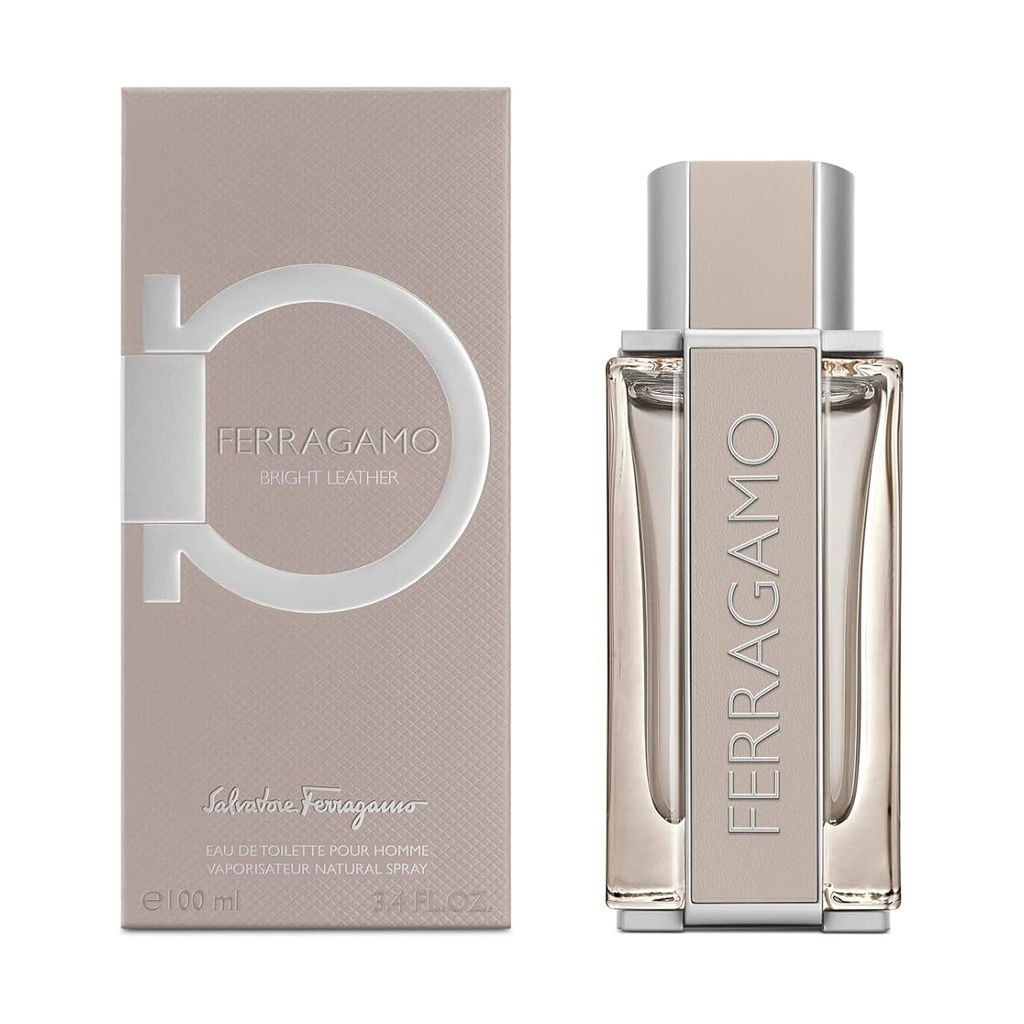 Salvatore Ferragamo Bright Leather  EDT 100 ML Caballero - 20% OFF