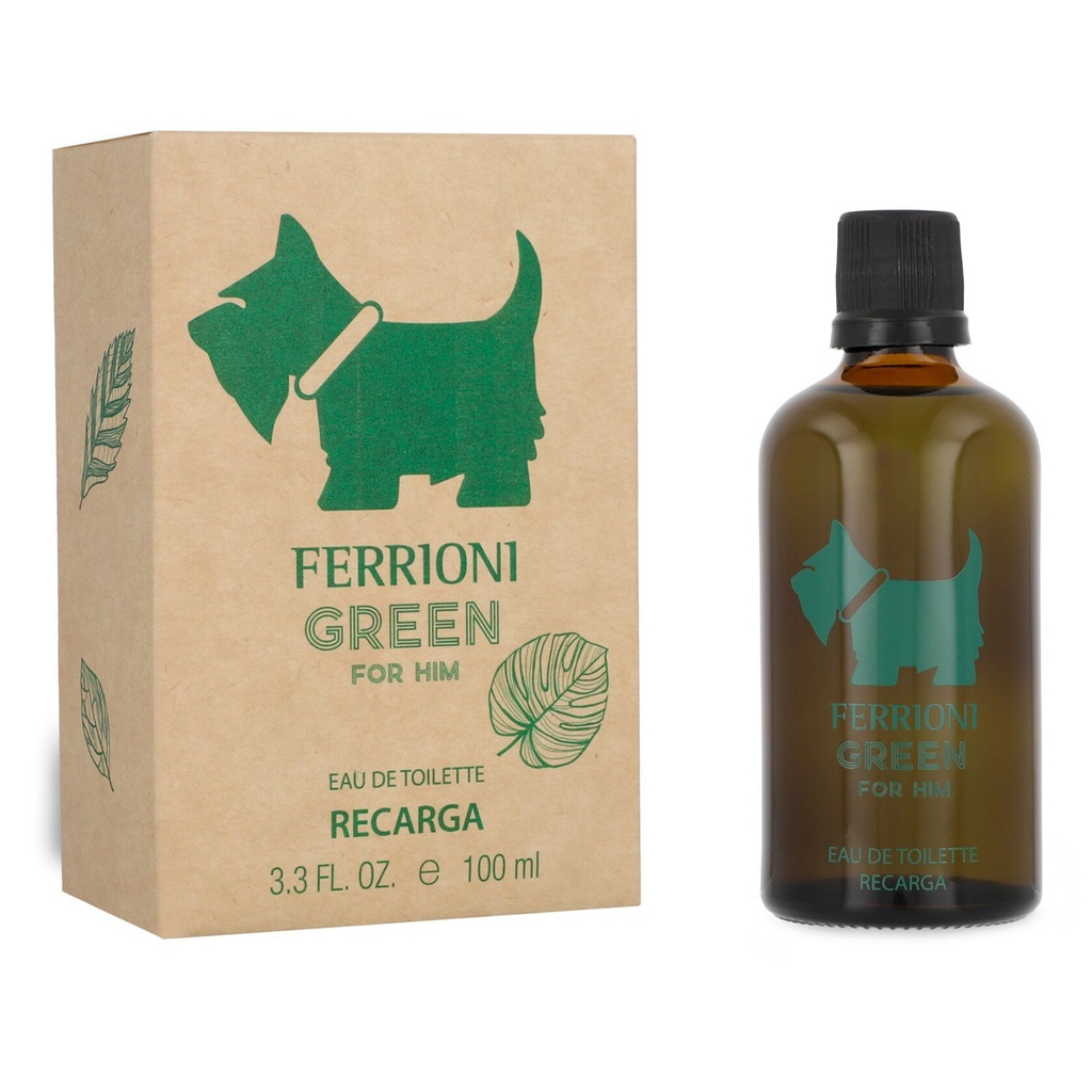 Ferrioni  Green For Him  EDT 100ML Caballero - 13% OFF