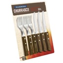 Tramontina juego de cubiertos Polywood para asado Mod. 21199 911, color: acero inox., 12 pzs.