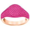 Swarovski anillo Stone Signet 8 Mod. 5413612, color: fucsia, baño de oro rosa Dama