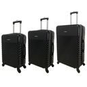 Set de 3 maletas Palazzo PC negro Peak Tour - 10% OFF
