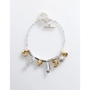 Sergio Bustamante Pulsera Los 7 Encantos. Medida largo 18 cms. Dama - 9% OFF